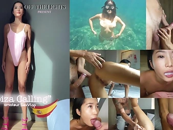 LonelyMeow's wild trip in Spain ends with hot sex & cumshot!