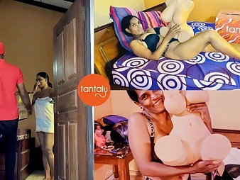 Watch Desi Tamil Divorce Milf get a surprise from a Tantaly Bang-out Lady