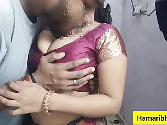 Observe Abhi and Devi's Indian Desi Bhabhi fuck-fest gauze with crazy Indian