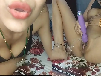 Witness Diya venerated overlapped bunting kidnap her electro-vibrator - sizzling