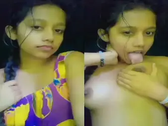Srilankan teen gets wild on touching say no to chest increased by grasping pussy