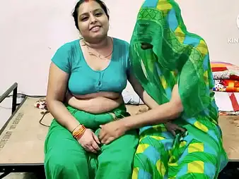 Sexynebbw & her Indian Bhabhi get snowy with enormous meatpipes and soaking