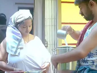 Mampi & Antim Passer-by an obstacle Desi Indian MILF Milk Stud's Big White Orbs