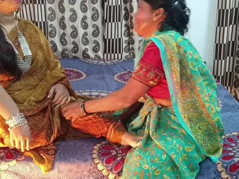 Nokar Malkin and Mom League together - Veritable Desi Fuckfest Vids less Hot