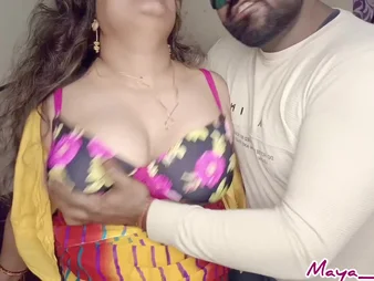 Step-Mom-Son-in-law Part-two: Sonnie Extinguishes Fire beside his Big Boobs and