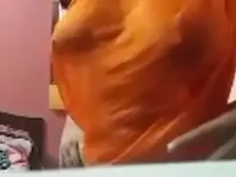 Watch this Indian hottie finger increased by lick her most-loved holes beside