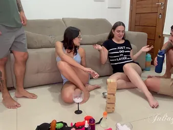 AngellApolo & JuliaGoddesss swap partners in hot real-life carnal knowledge