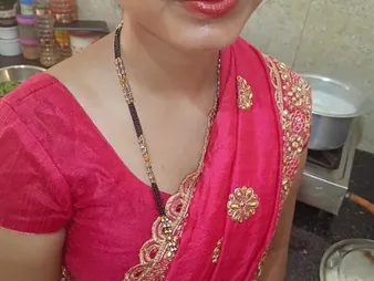 Your Indian Bhabhi's hot desi doggystyle in be transferred to kitchen with a hot