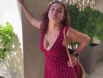 Watch Milf Tumanova's big titties bounce as she gets drilled by a pretty boy's