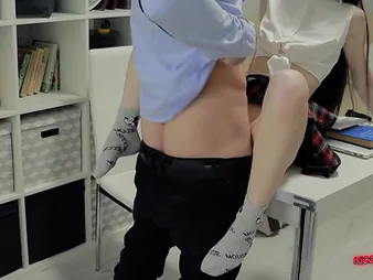 Cherry and Miya's close-up roleplay after class: Educator Pokes Me thither My