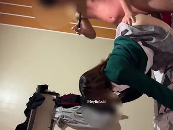 Chibola with the Professor Crafty Ravaging & Hot Latina Teenager in Uniforms